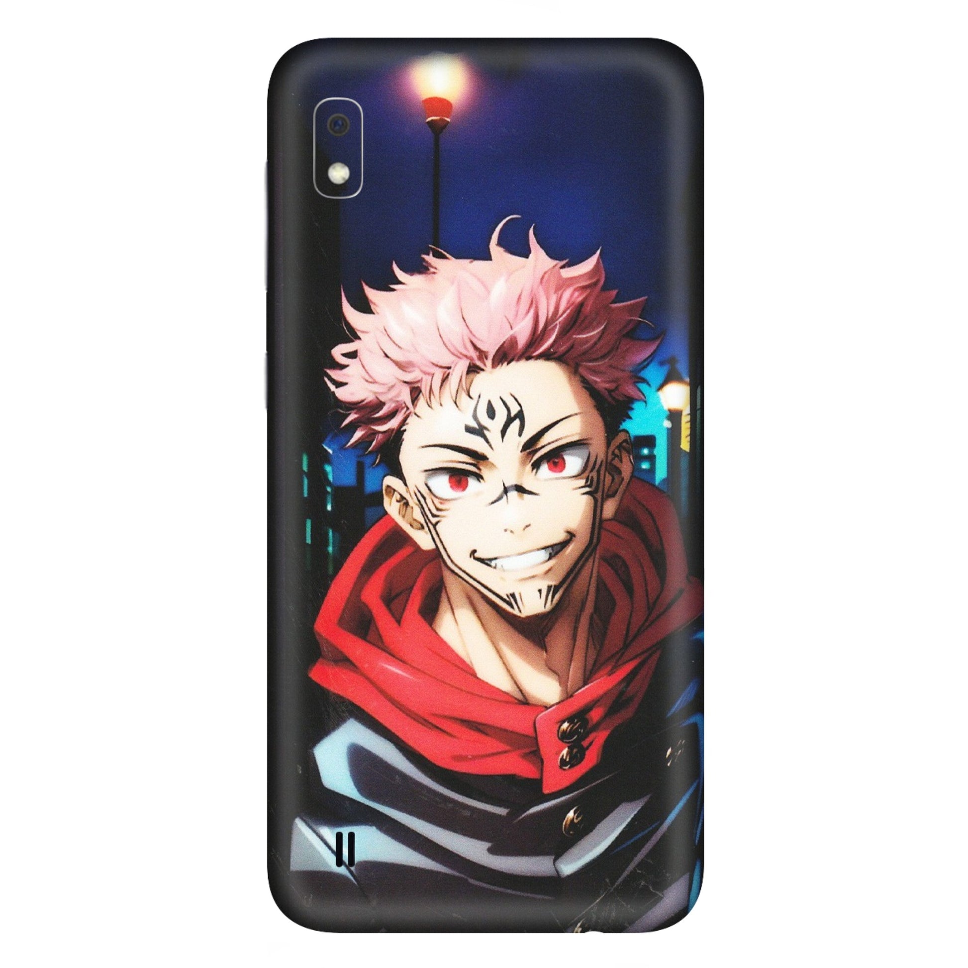 Samsung A/S Series Phone Skins (All Models) - Yuji Itadori Funny Face Anime - Matte Finish (M-152) Samsung Galaxy A10