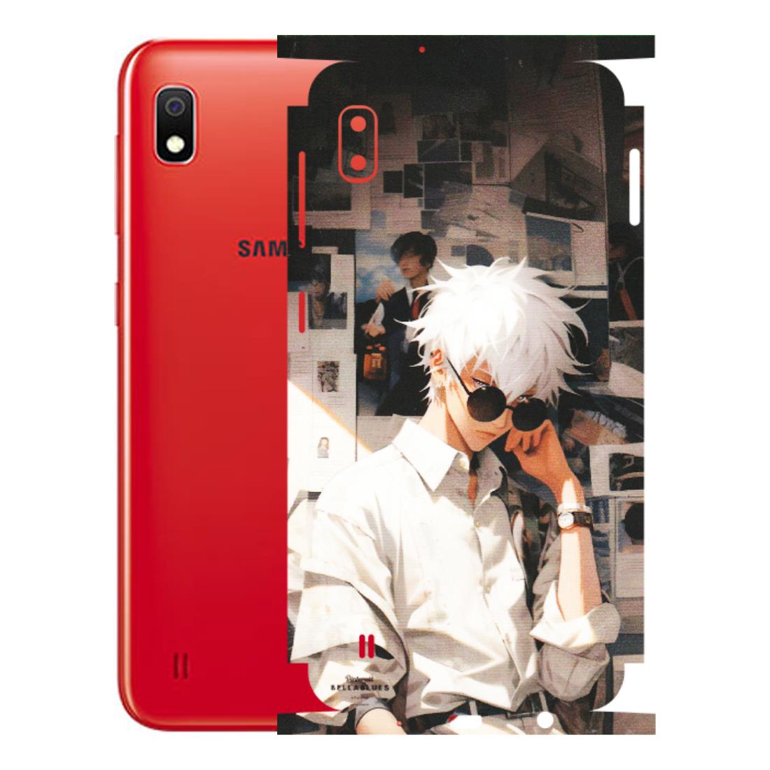 Samsung A/S Series Phone Skins (All Models) - Gojo Satoru Jujustu Kaisen Anime - Matte Finish (M-156) Samsung Galaxy A10