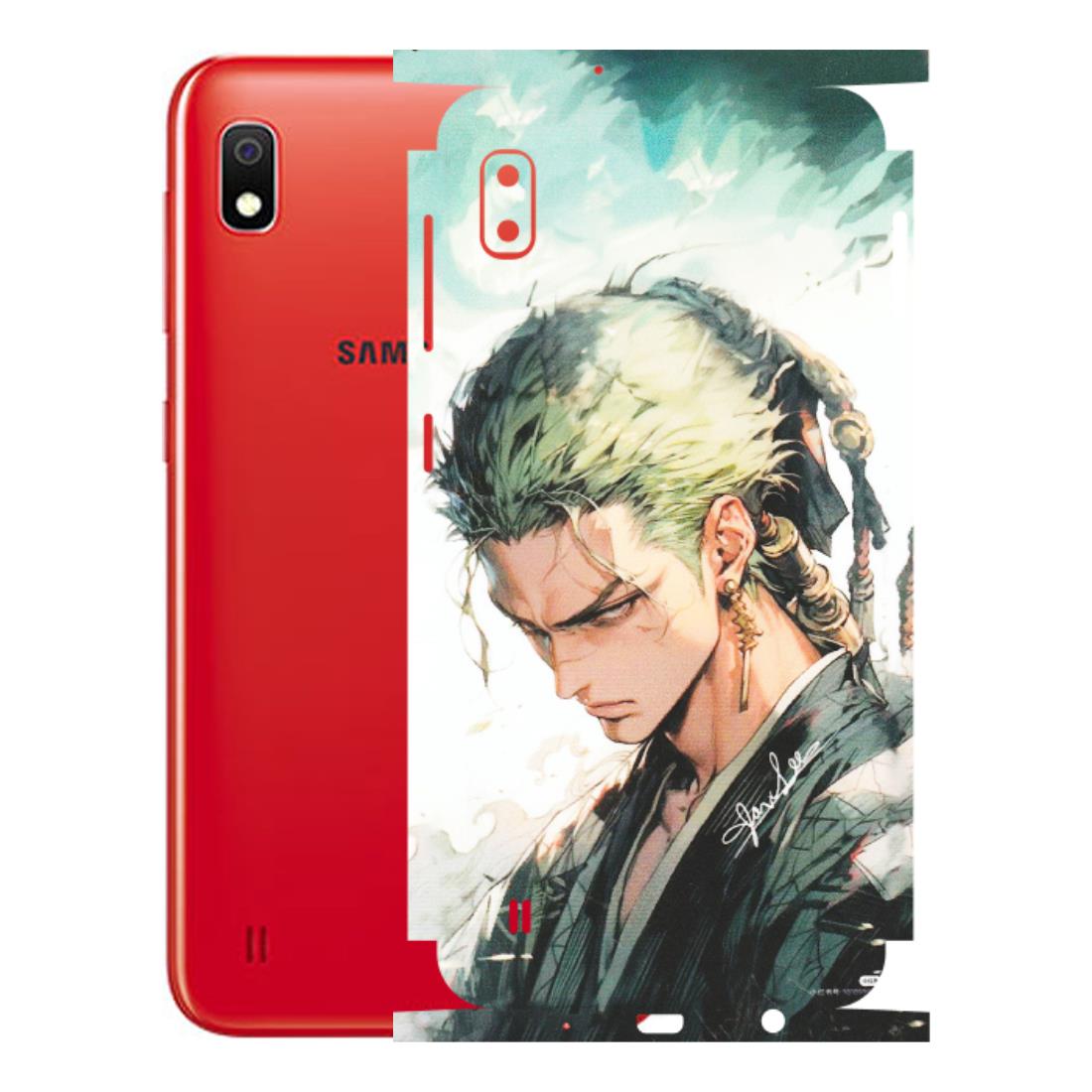 Samsung A/S Series Phone Skins (All Models) - Pirate Hunter One Piece Anime - Matte Finish (M-157) Samsung Galaxy A10