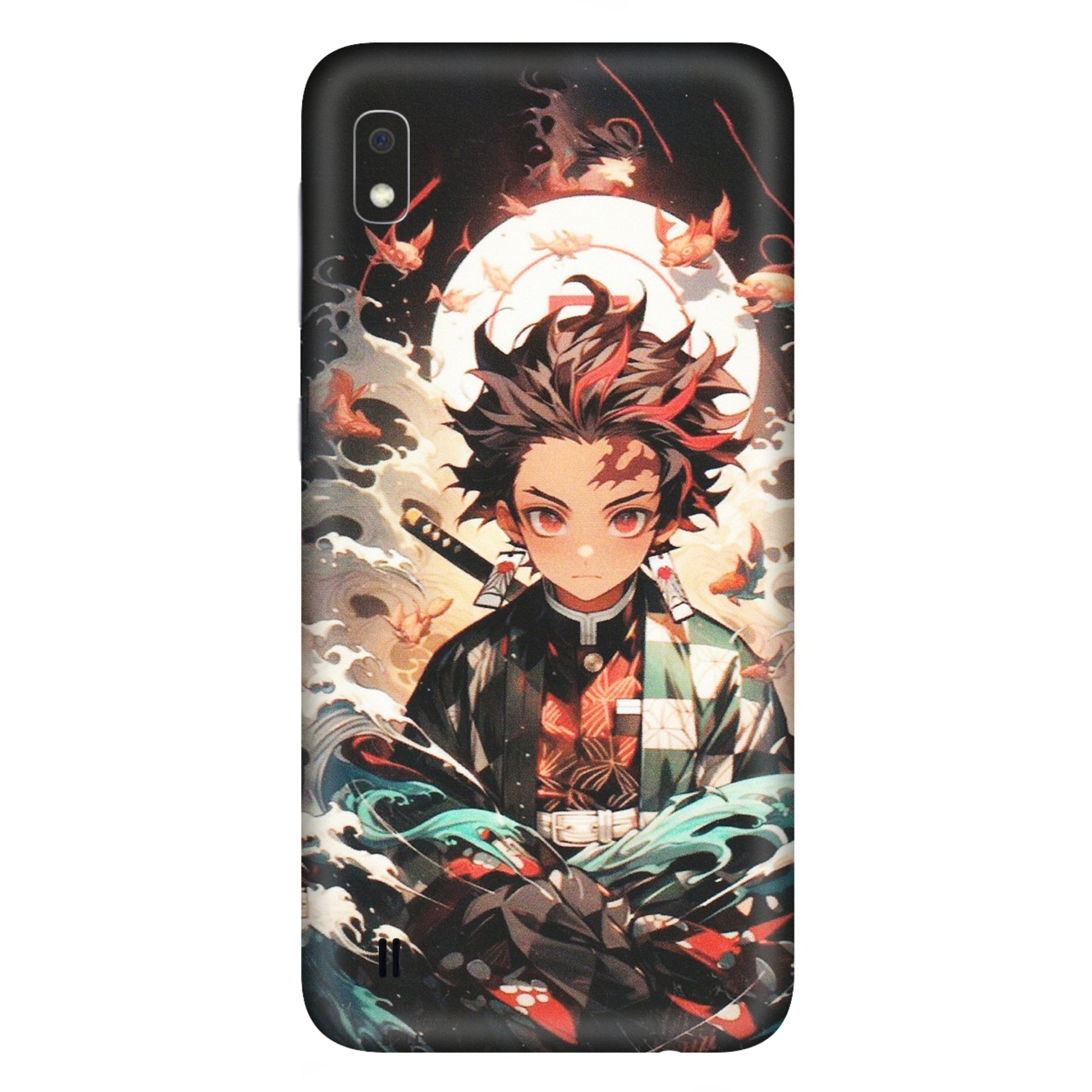 Samsung A/S Series Phone Skins (All Models) - Tanjiro Demon Slayer Anime - Matte Finish (M-158) Samsung Galaxy A10
