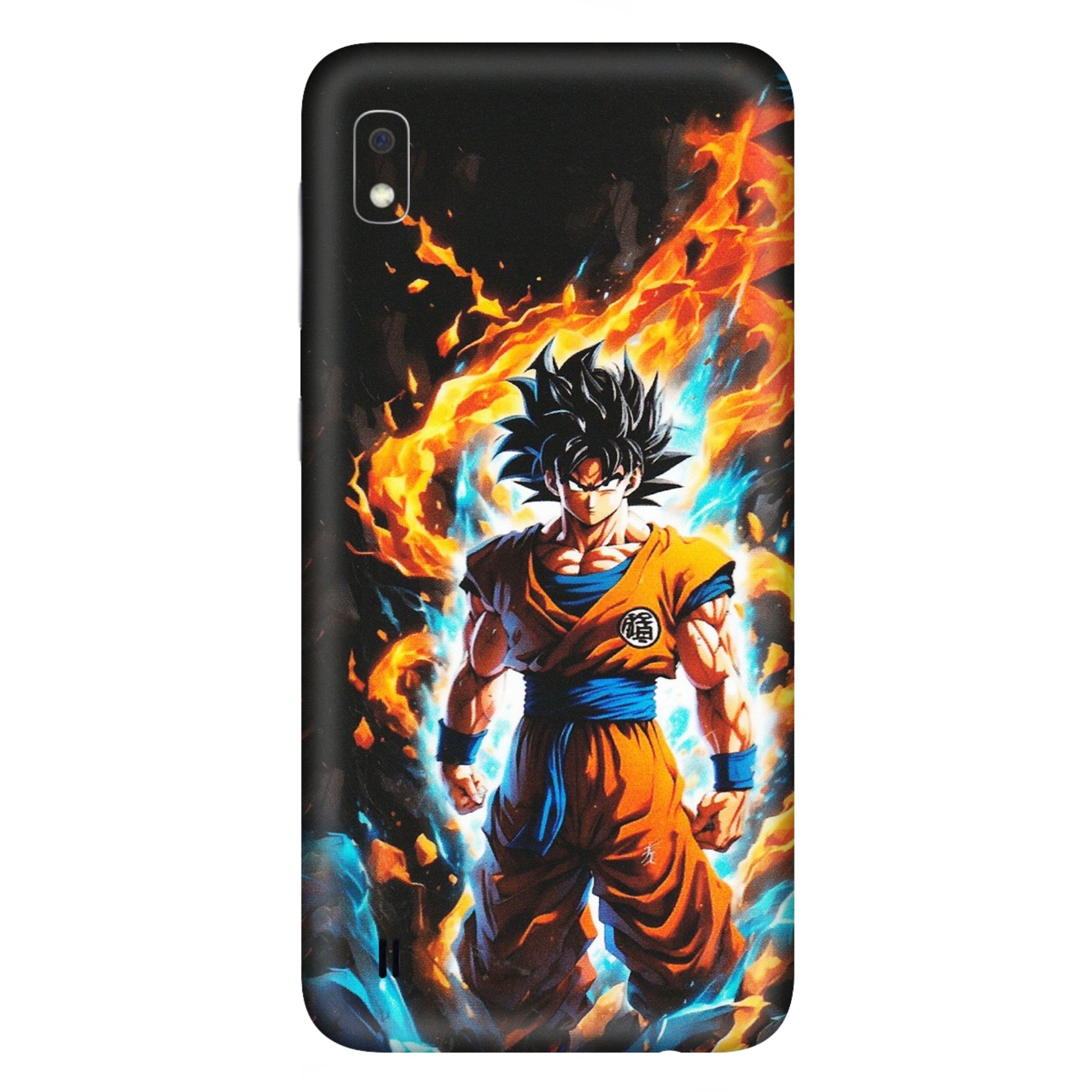 Samsung A/S Series Phone Skins (All Models) - Goku Transformation Anime - Matte Finish (M-159) Samsung Galaxy A10