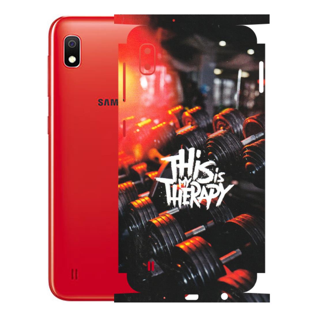 Samsung A/S Series Phone Skins (All Models) - GYM Lover Therapy - Matte Finish (M-160) Samsung Galaxy A10