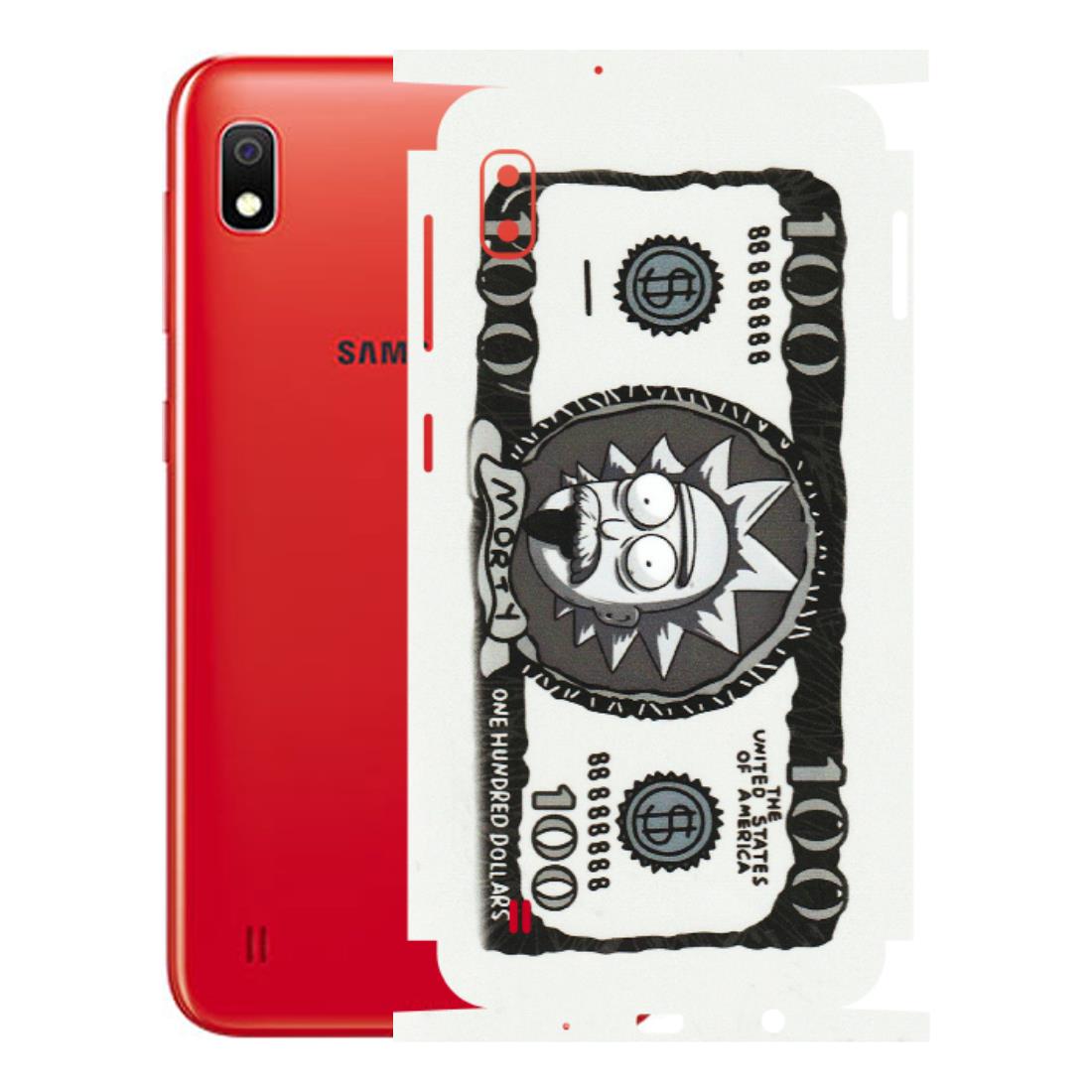 Samsung A/S Series Phone Skins (All Models) - Rick And Morty Hundred Dollar Anime - Matte Finish (M-161) Samsung Galaxy A10
