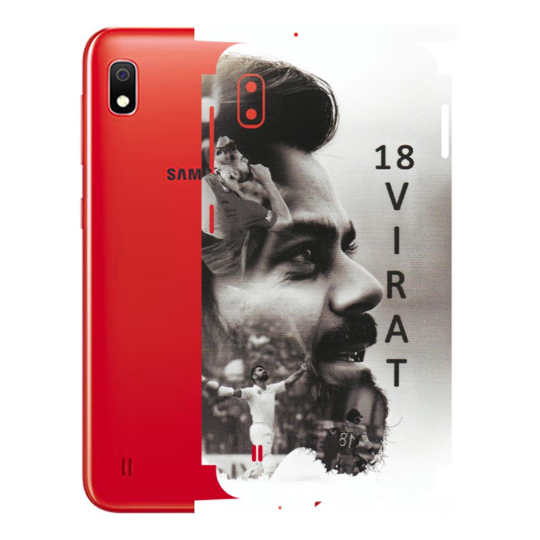 Samsung A/S Series Phone Skins (All Models) - Virat Kohli Cricketer - Matte Finish (M-163) Samsung Galaxy A10