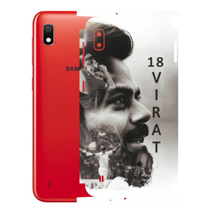 Samsung A/S Series Phone Skins (All Models) - Virat Kohli Cricketer - Matte Finish (M-163) Samsung Galaxy A10
