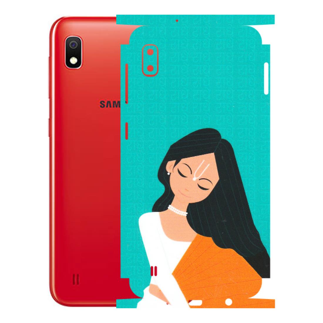Samsung A/S Series Phone Skins (All Models) - Radhe Radhe With Hindu Symbol - Matte Finish (M-164) Samsung Galaxy A10