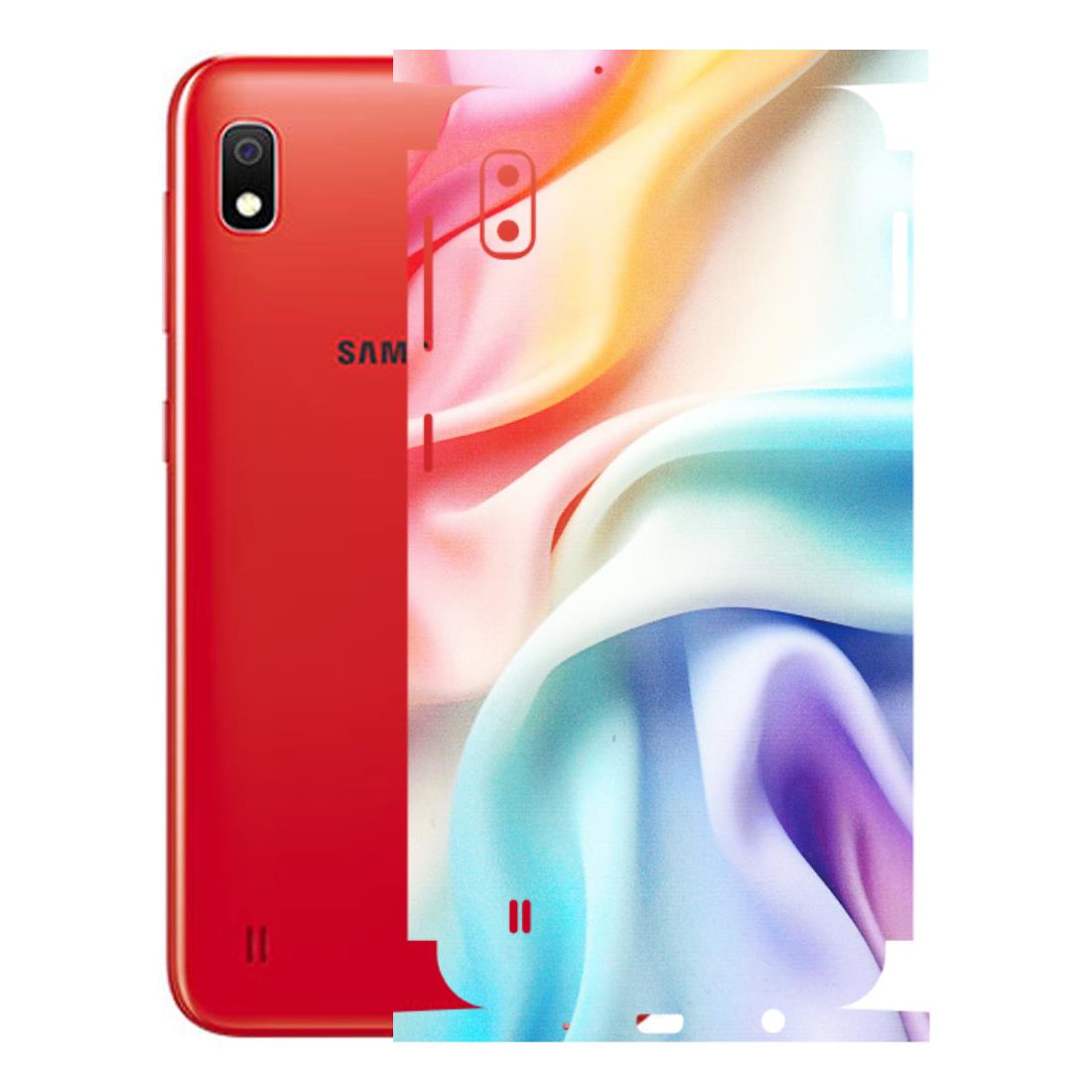 Samsung A/S Series Phone Skins (All Models) - Colourful Silk Cloth - Matte Finish (M-165) Samsung Galaxy A10