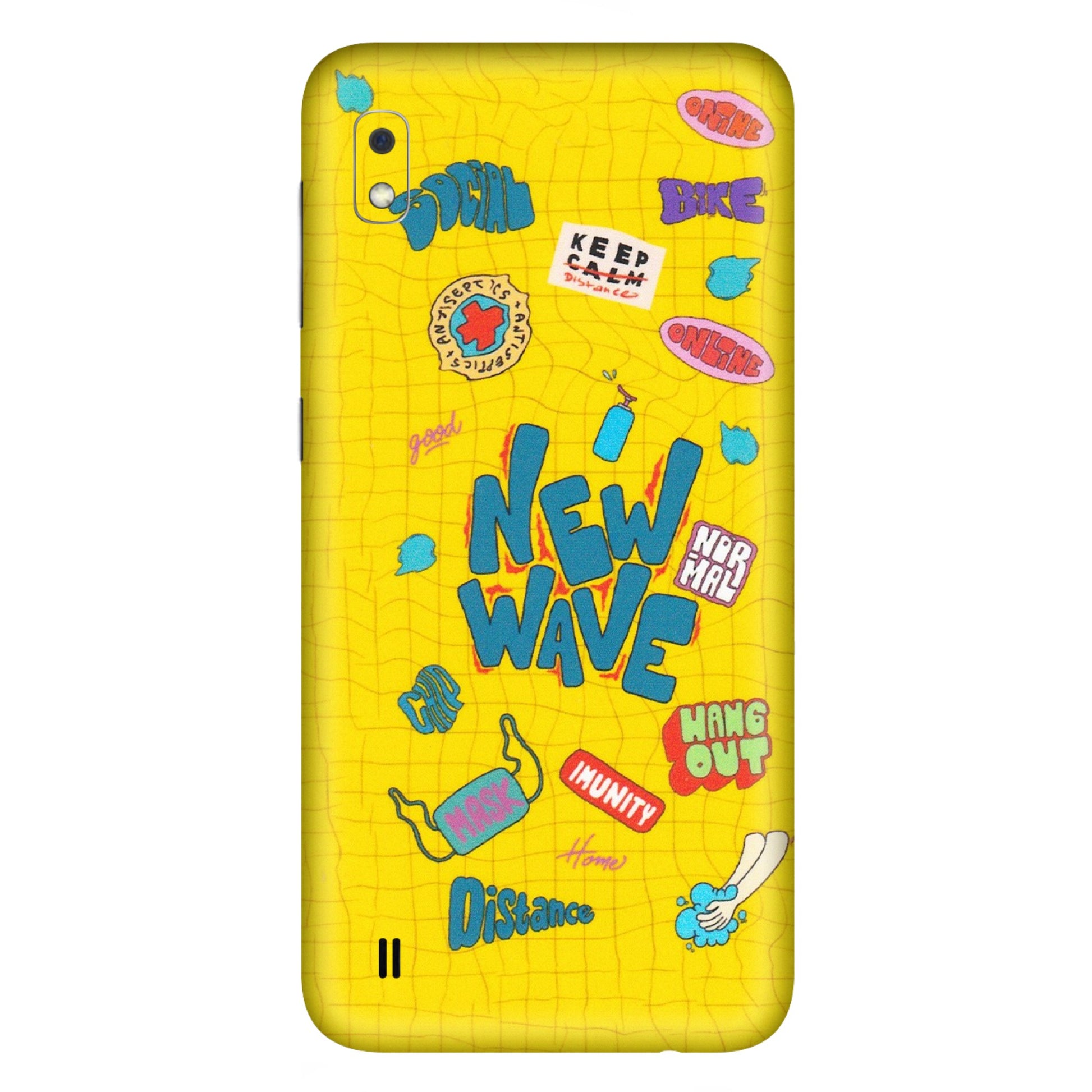 Samsung A/S Series Phone Skins (All Models) - New Wave Life - Matte Finish (M-17) Samsung Galaxy A10