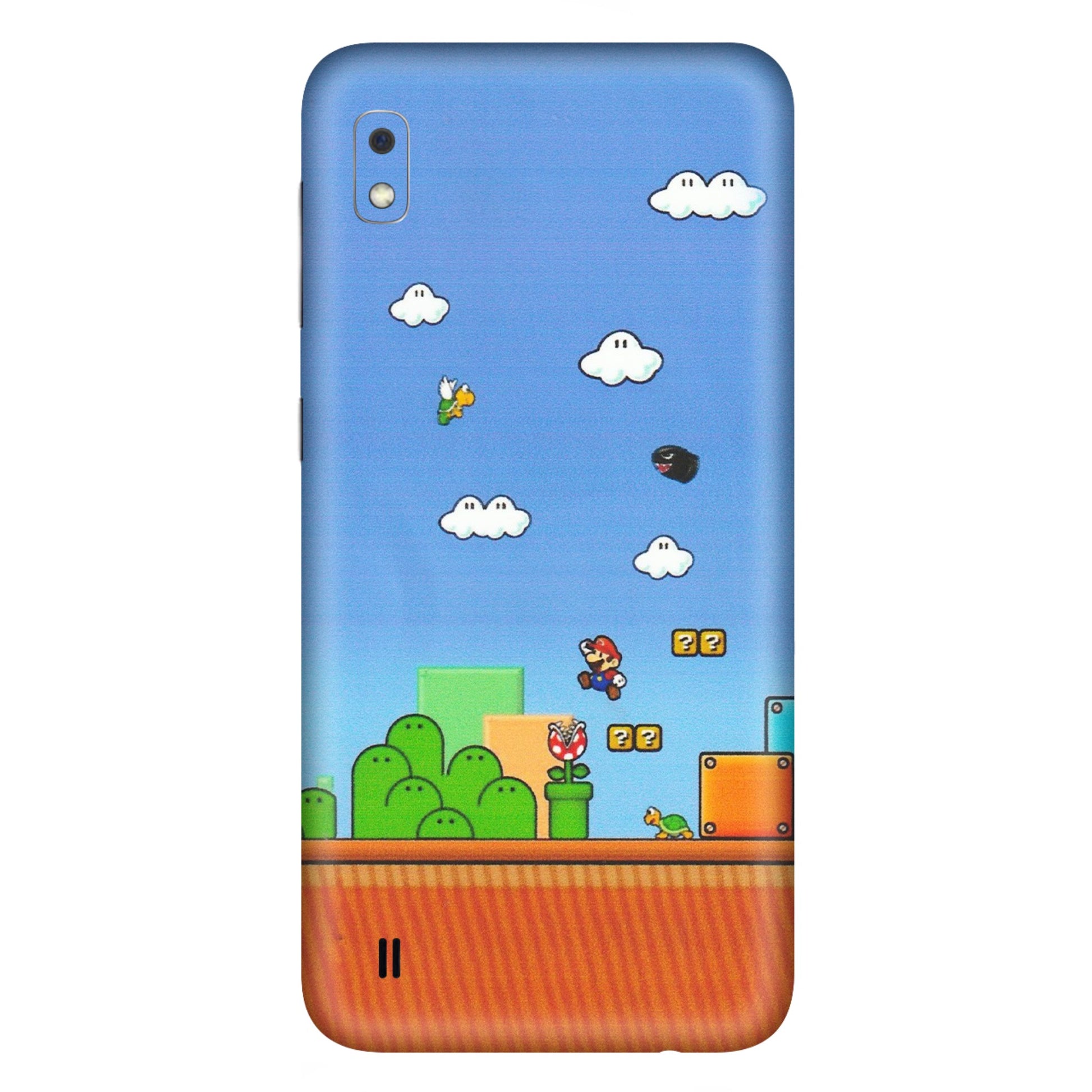Samsung A/S Series Phone Skins (All Models) - Mario Game Scene - Matte Finish (M-24) Samsung Galaxy A10