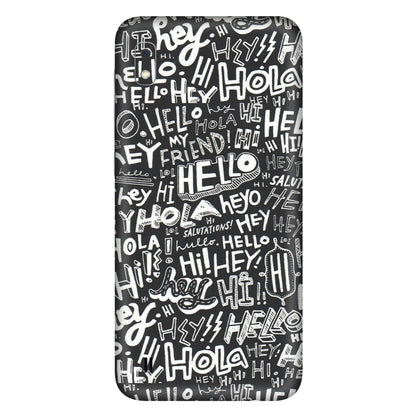 Samsung A/S Series Phone Skins (All Models) - Hi Hello Doodles - Matte Finish (M-25) Samsung Galaxy A10