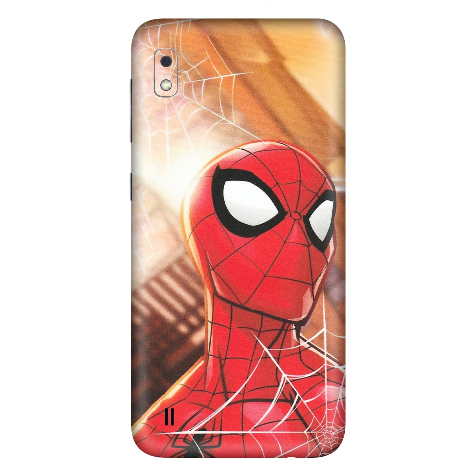 Samsung A/S Series Phone Skins (All Models) - Spiderman Face New - Matte Finish (M-41) Samsung Galaxy A10