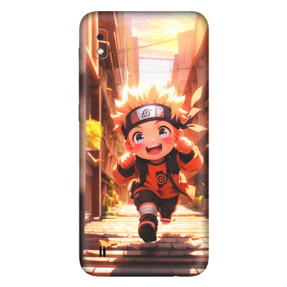 Samsung A/S Series Phone Skins (All Models) - Naruto Cute Toon Running - Matte Finish (M-04) Samsung Galaxy A10
