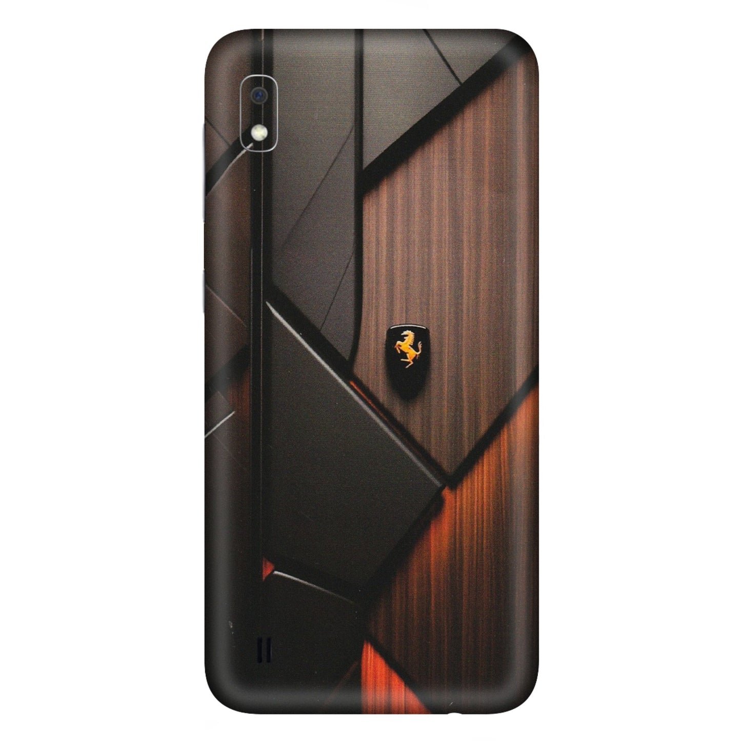 Samsung A/S Series Phone Skins (All Models) - Lambo Beauty Wood Pattern Sober - Matte Finish (M-51) Samsung Galaxy A10
