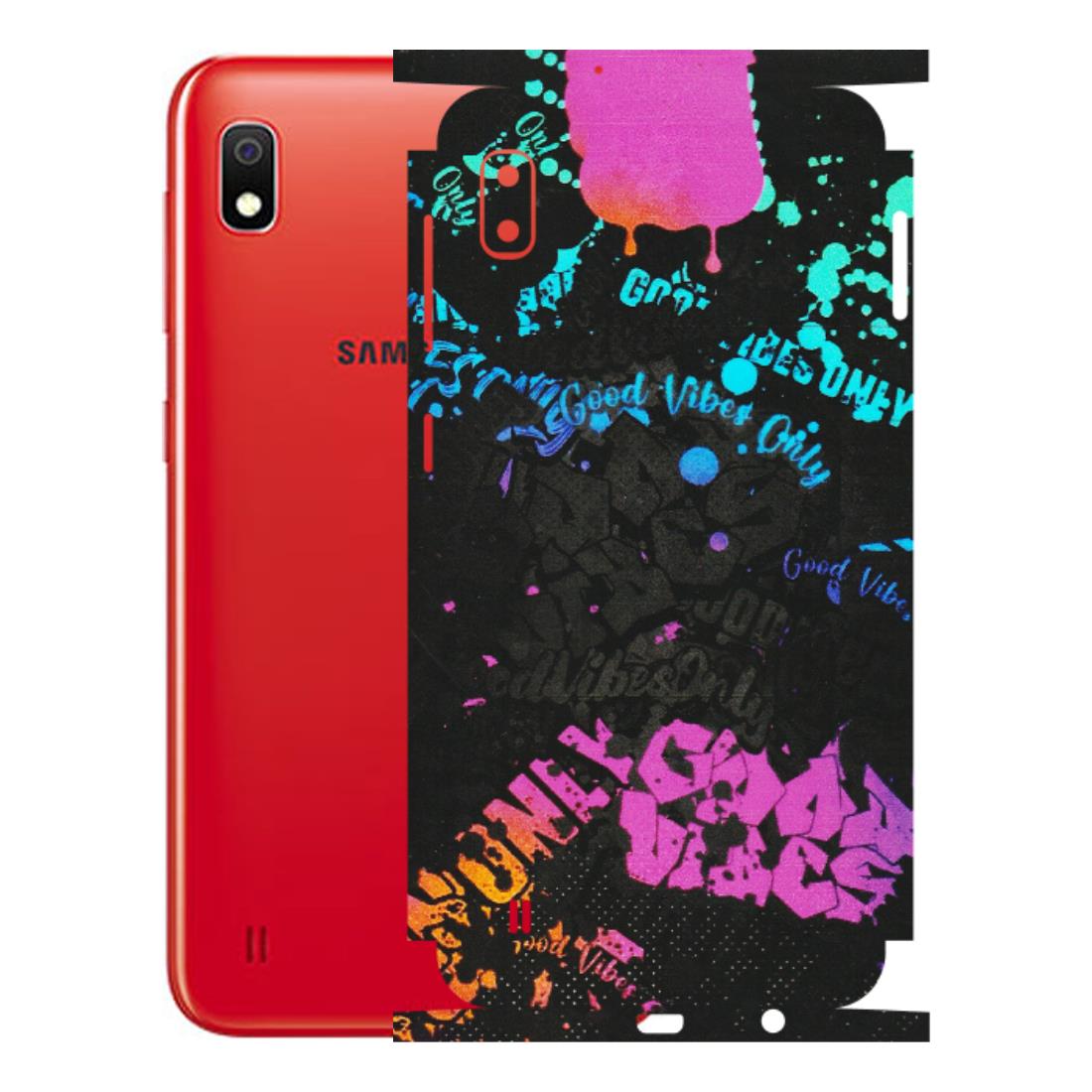 Samsung A/S Series Phone Skins (All Models) - Majestic Black Vibes - Matte Finish (M-62) Samsung Galaxy A10
