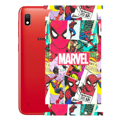Samsung A/S Series Phone Skins (All Models) - Marvel Comic Spiderman Grafitti - Matte Finish (M-72) Samsung Galaxy A10