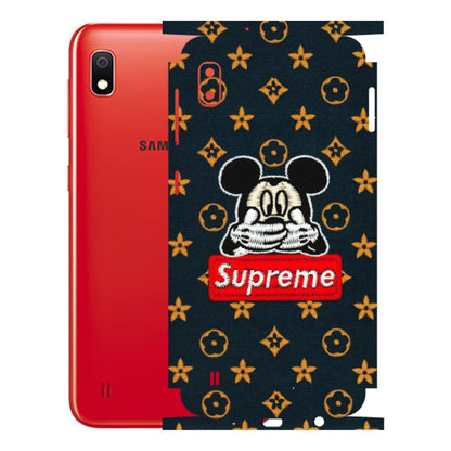 Samsung A/S Series Phone Skins (All Models) - Mickey Supreme - Matte Finish (M-83) Samsung Galaxy A10