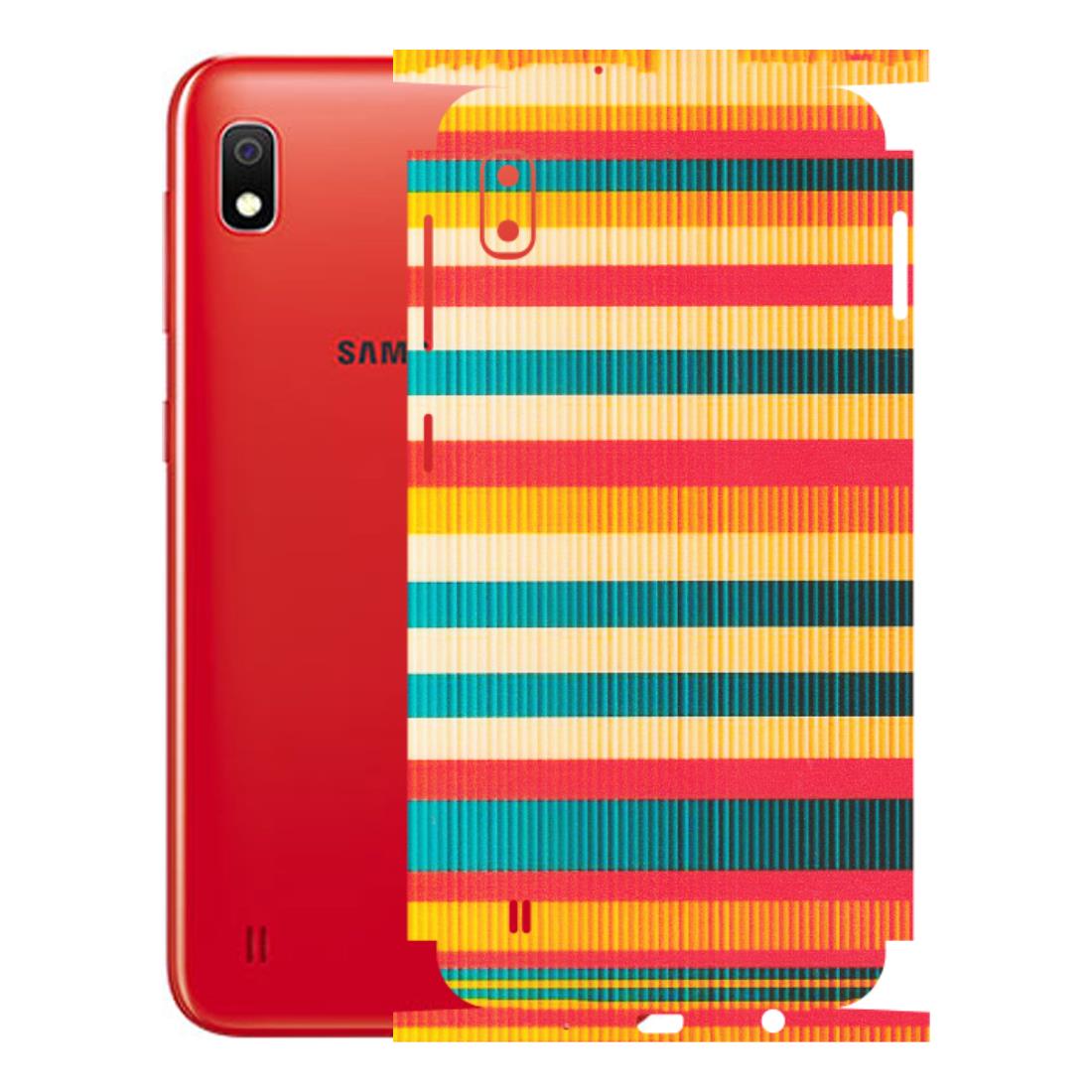 Samsung A/S Series Phone Skins (All Models) - Colourful Stripes Soothing Effect - Matte Finish (M-86) Samsung Galaxy A10