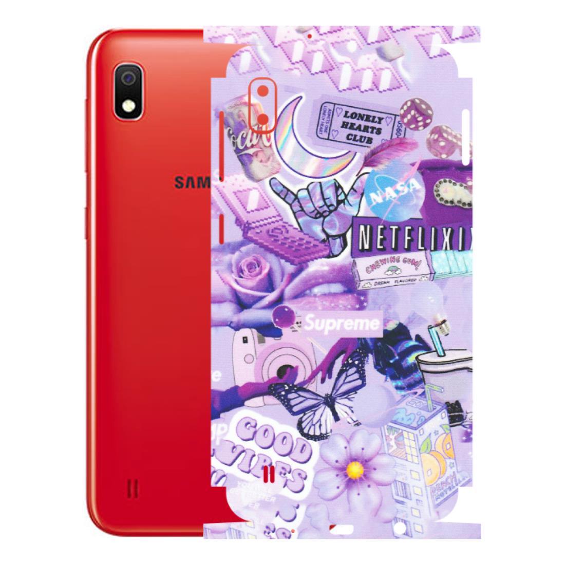 Samsung A/S Series Phone Skins (All Models) - Supreme Purple Magic - Matte Finish (M-88) Samsung Galaxy A10