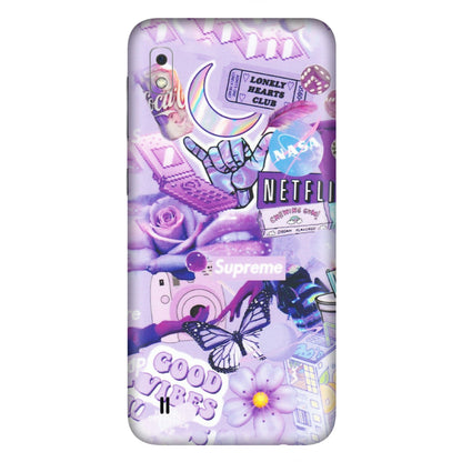 Samsung A/S Series Phone Skins (All Models) - Supreme Purple Magic - Matte Finish (M-88) Samsung Galaxy A10