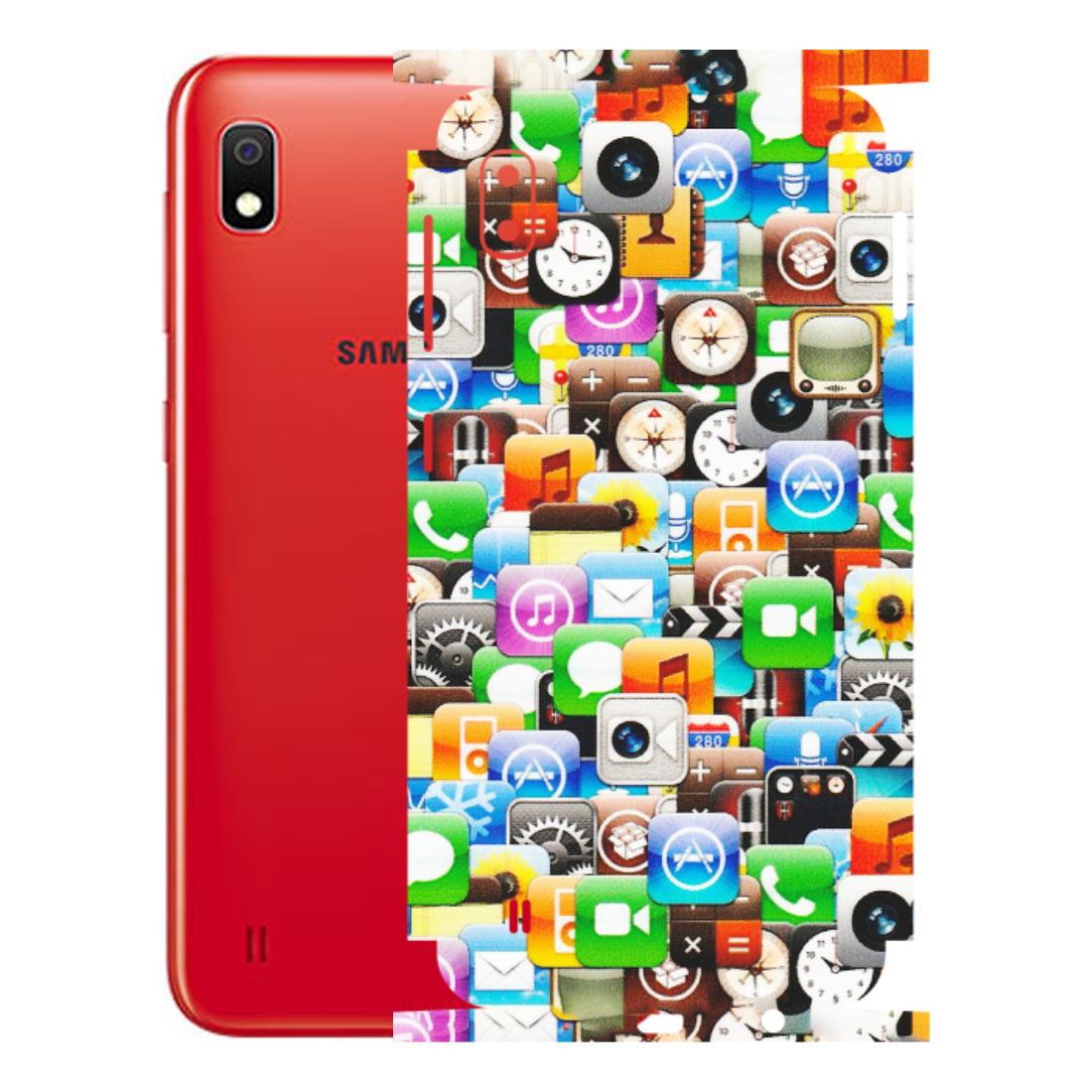 Samsung A/S Series Phone Skins (All Models) - All Apple Icons - Matte Finish (M-93) Samsung Galaxy A10