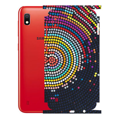 Samsung A/S Series Phone Skins (All Models) - Rainbow Dot Mandala - Matte Finish (M-97) Samsung Galaxy A10