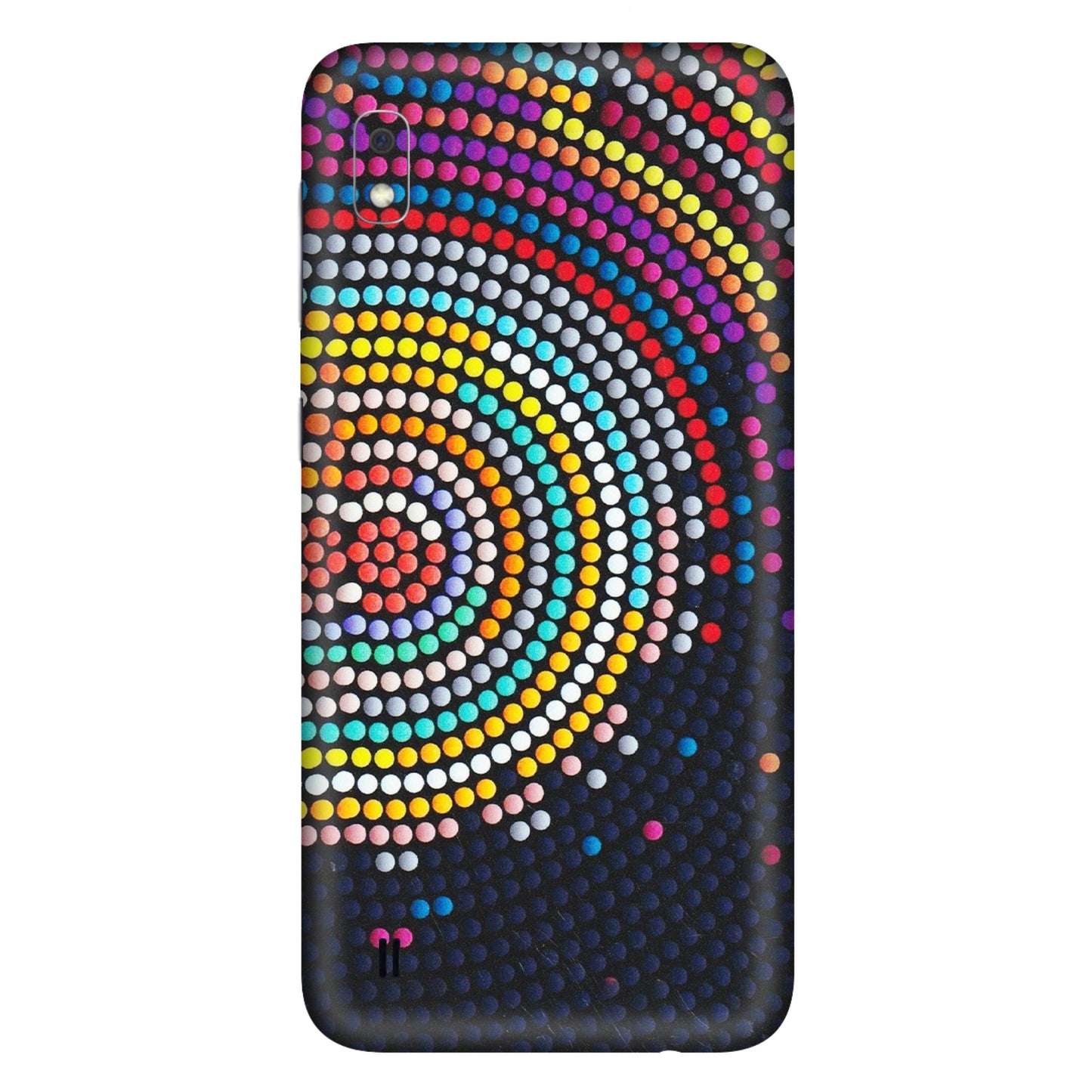 Samsung A/S Series Phone Skins (All Models) - Rainbow Dot Mandala - Matte Finish (M-97) Samsung Galaxy A10