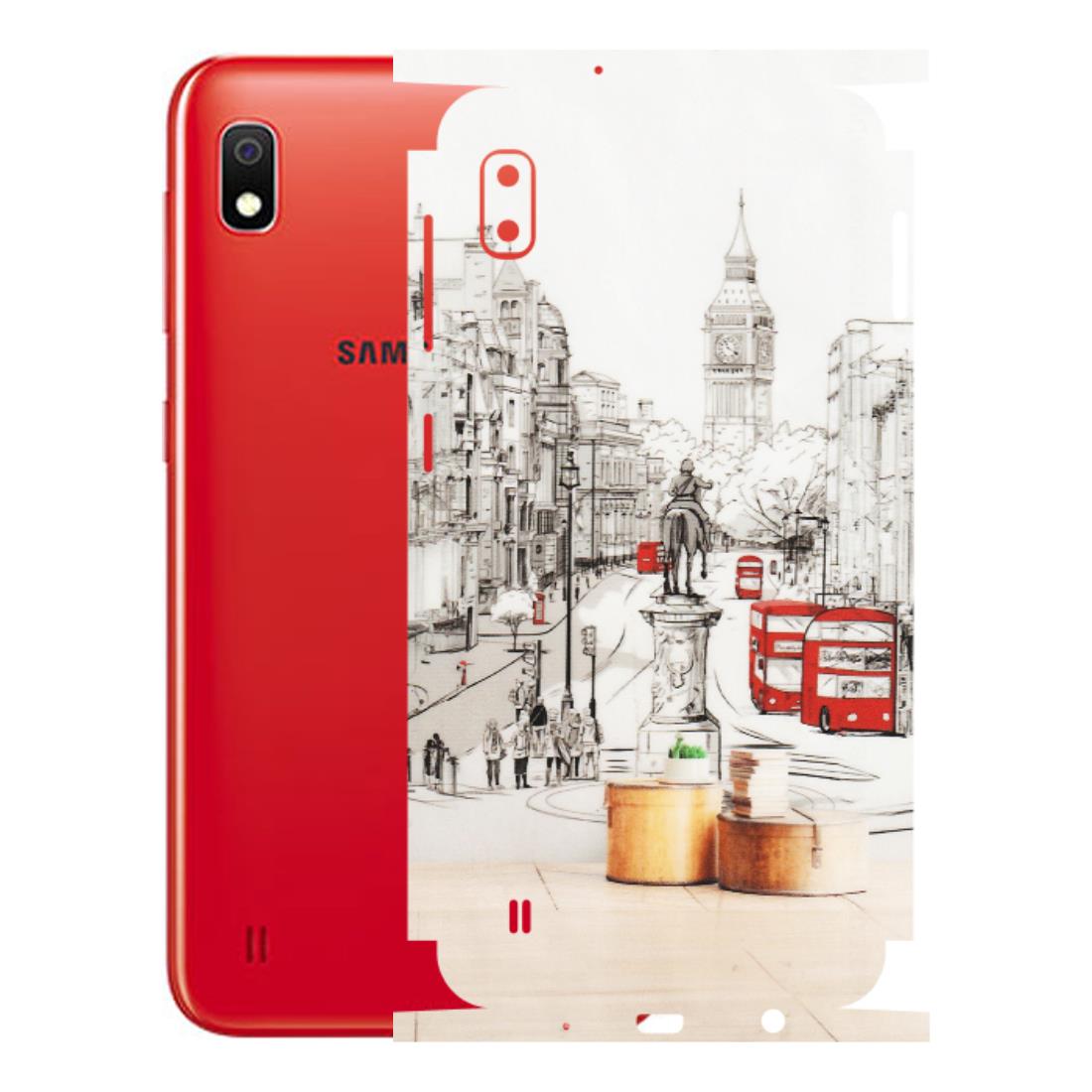 Samsung A/S Series Phone Skins (All Models) - London Street - Transparent Finish (T-02) Samsung Galaxy A10