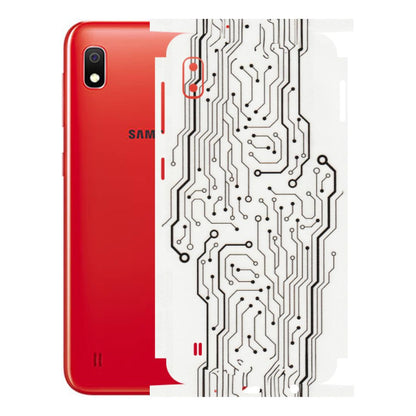 Samsung A/S Series Phone Skins (All Models) - Tech Circuits - Transparent Finish (T-03) Samsung Galaxy A10