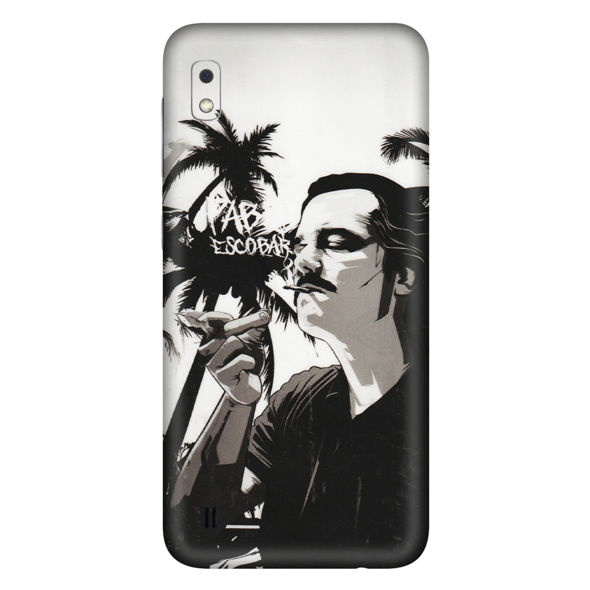 Samsung A/S Series Phone Skins (All Models) - Pab Escobar - Transparent Finish (T-05) Samsung Galaxy A10