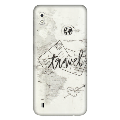 Samsung A/S Series Phone Skins (All Models) - Travel Ticket - Transparent Finish (T-06) Samsung Galaxy A10