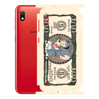 Samsung A/S Series Phone Skins (All Models) - One Hundred Dollar Tom - Transparent Finish (T-16) Samsung Galaxy A10