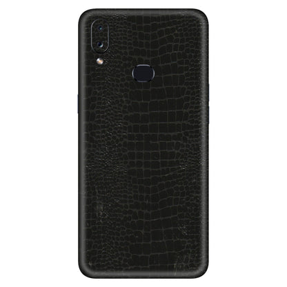Samsung A/S Series Phone Skins (All Models) - Snake Leather Black - 3D Embossed Finish (L-107) Samsung Galaxy A10S
