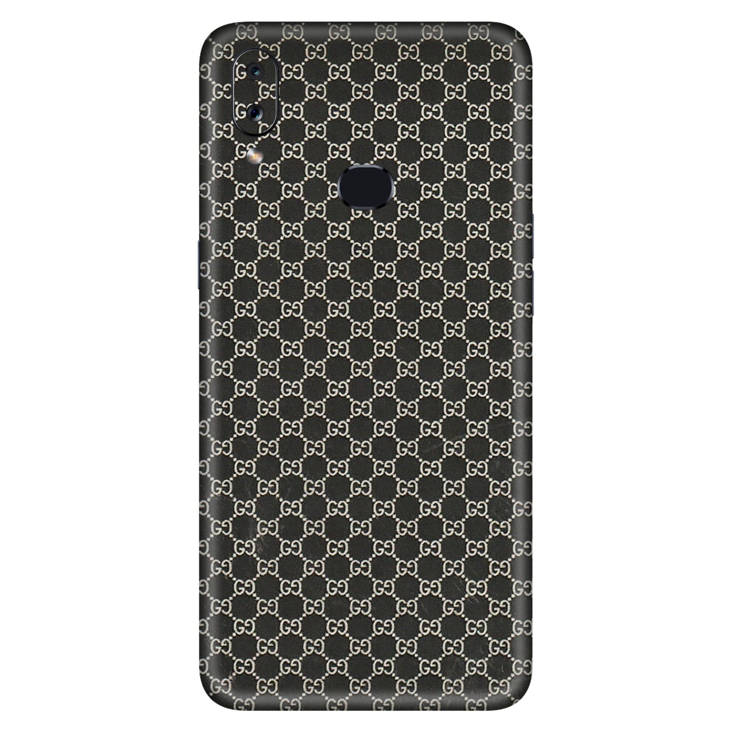 Samsung A/S Series Phone Skins (All Models) - Black G Print - 3D Embossed Finish (L-109) Samsung Galaxy A10S