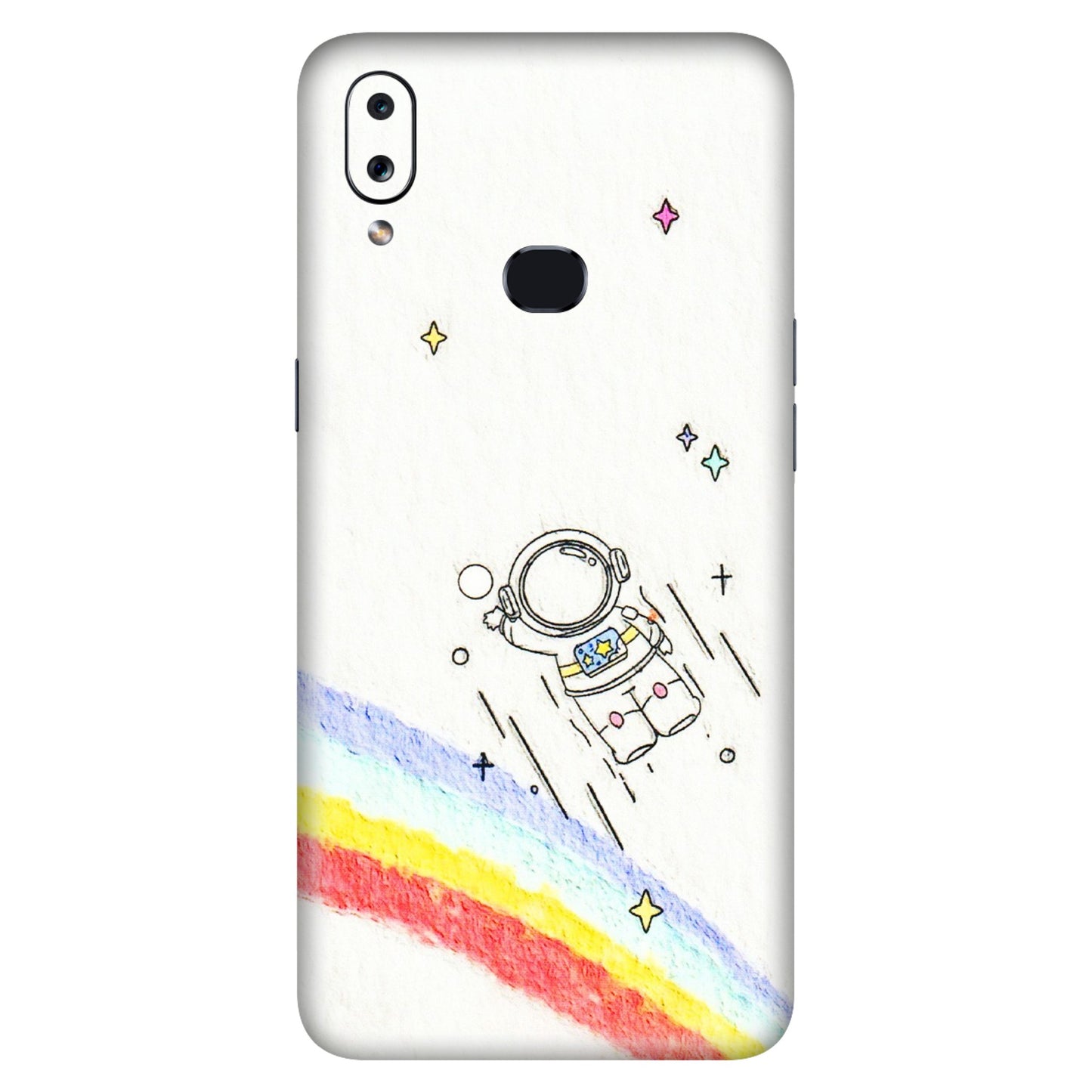 Samsung A/S Series Phone Skins (All Models) - Milkyway Astronaut - 3D Embossed Finish (L-110) Samsung Galaxy A10S
