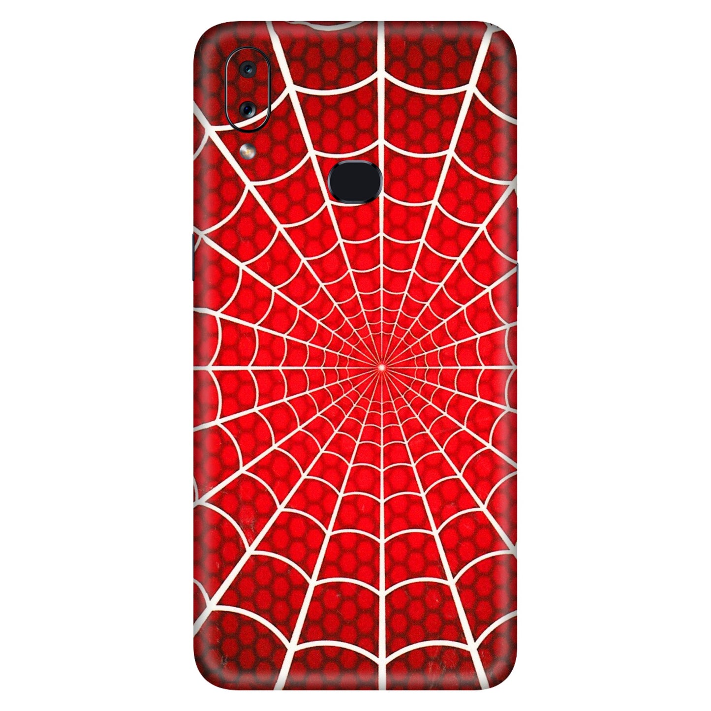 Samsung A/S Series Phone Skins (All Models) - Classic Spidey Web - 3D Embossed Finish (L-115) Samsung Galaxy A10S