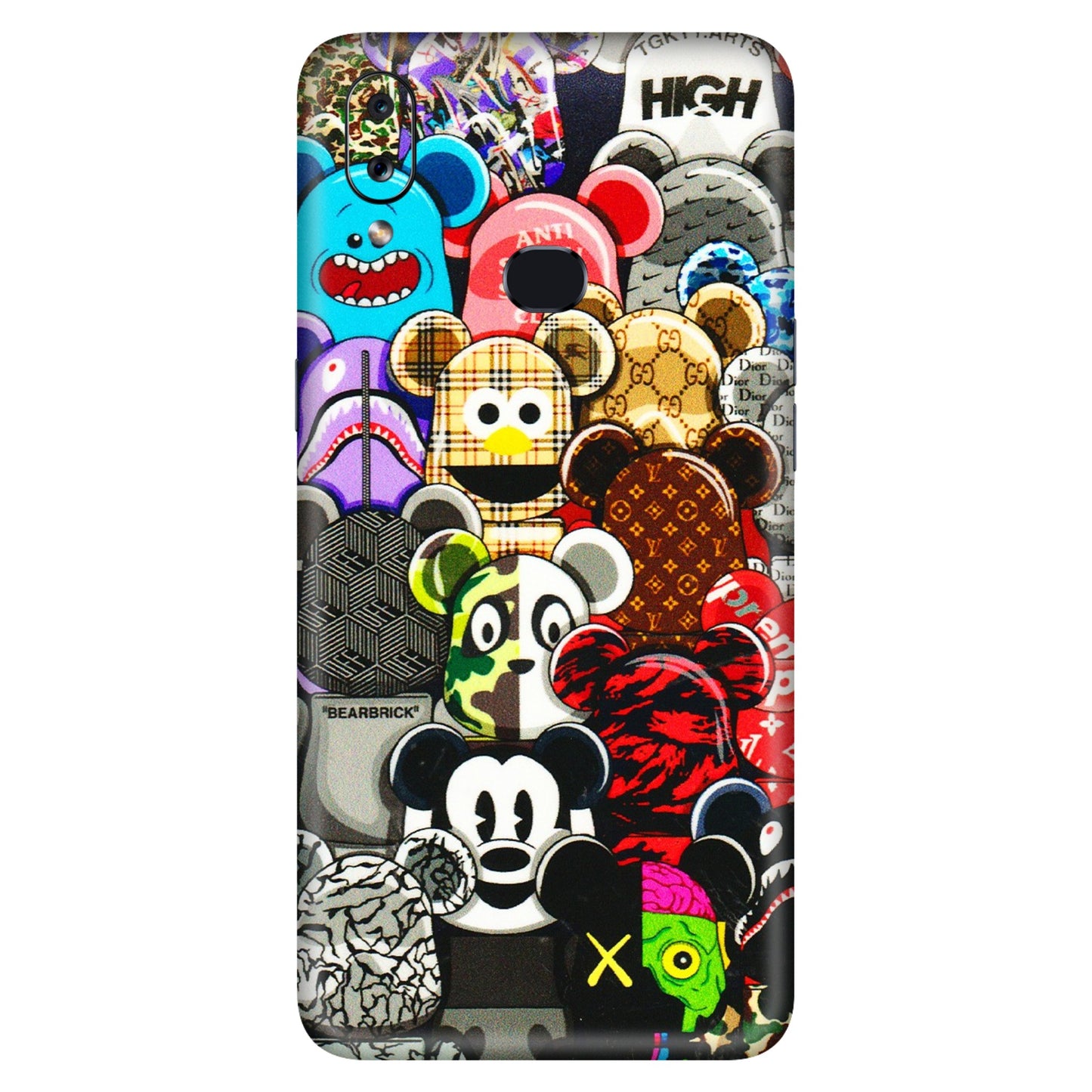 Samsung A/S Series Phone Skins (All Models) - More Mickey Mouses - 3D Embossed Finish (L-118) Samsung Galaxy A10S