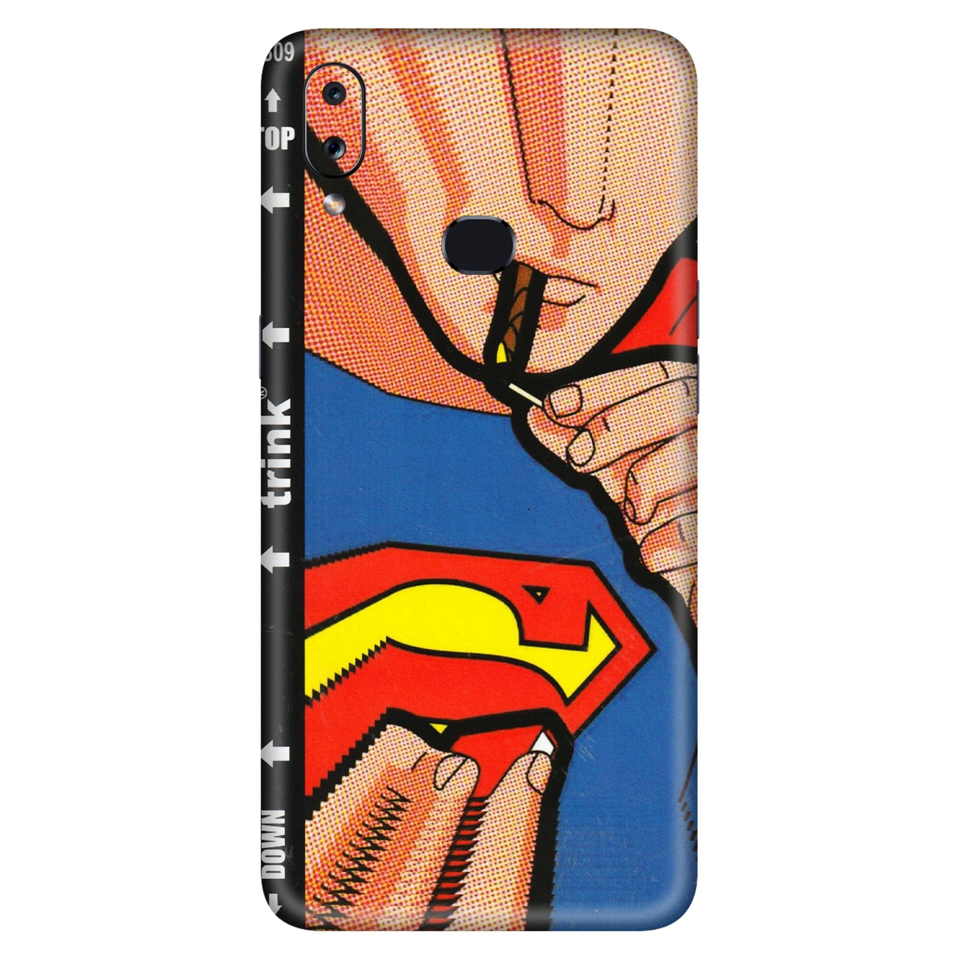 Samsung A/S Series Phone Skins (All Models) - Superman Sutta - 3D Embossed Finish (L-130) Samsung Galaxy A10S
