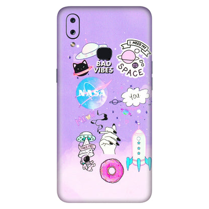 Samsung A/S Series Phone Skins (All Models) - I Need My Nasa Skin - 3D Embossed Finish (L-149) Samsung Galaxy A10S