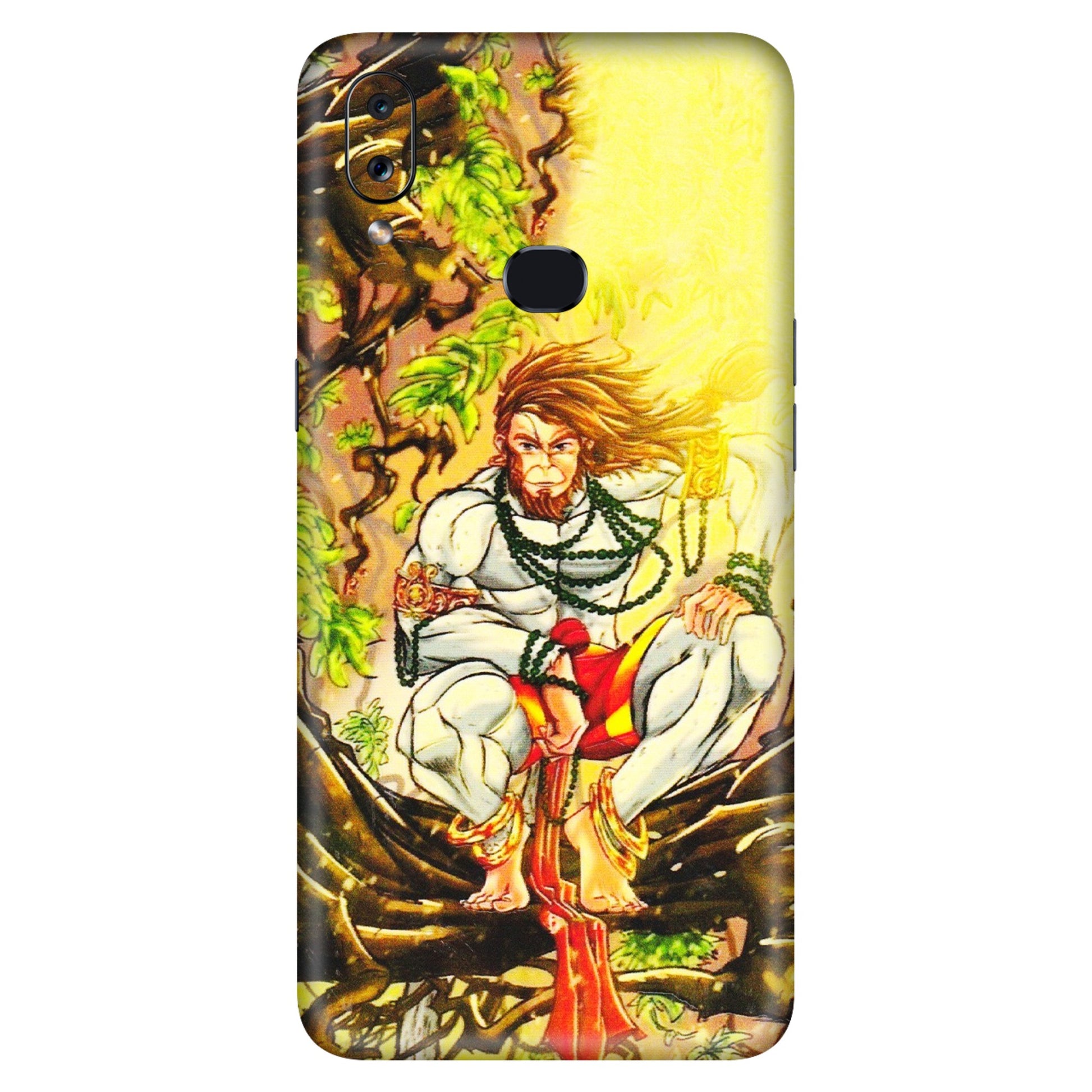 Samsung A/S Series Phone Skins (All Models) - Lord Hanuman - 3D Embossed Finish (L-152) Samsung Galaxy A10S