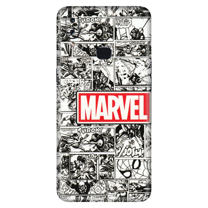 Samsung A/S Series Phone Skins (All Models) - Marvel Comic - 3D Embossed Finish (L-171) Samsung Galaxy A10S
