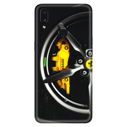 Samsung A/S Series Phone Skins (All Models) - Ferrari Wheel Alloy - 3D Embossed Finish (L-173) Samsung Galaxy A10S