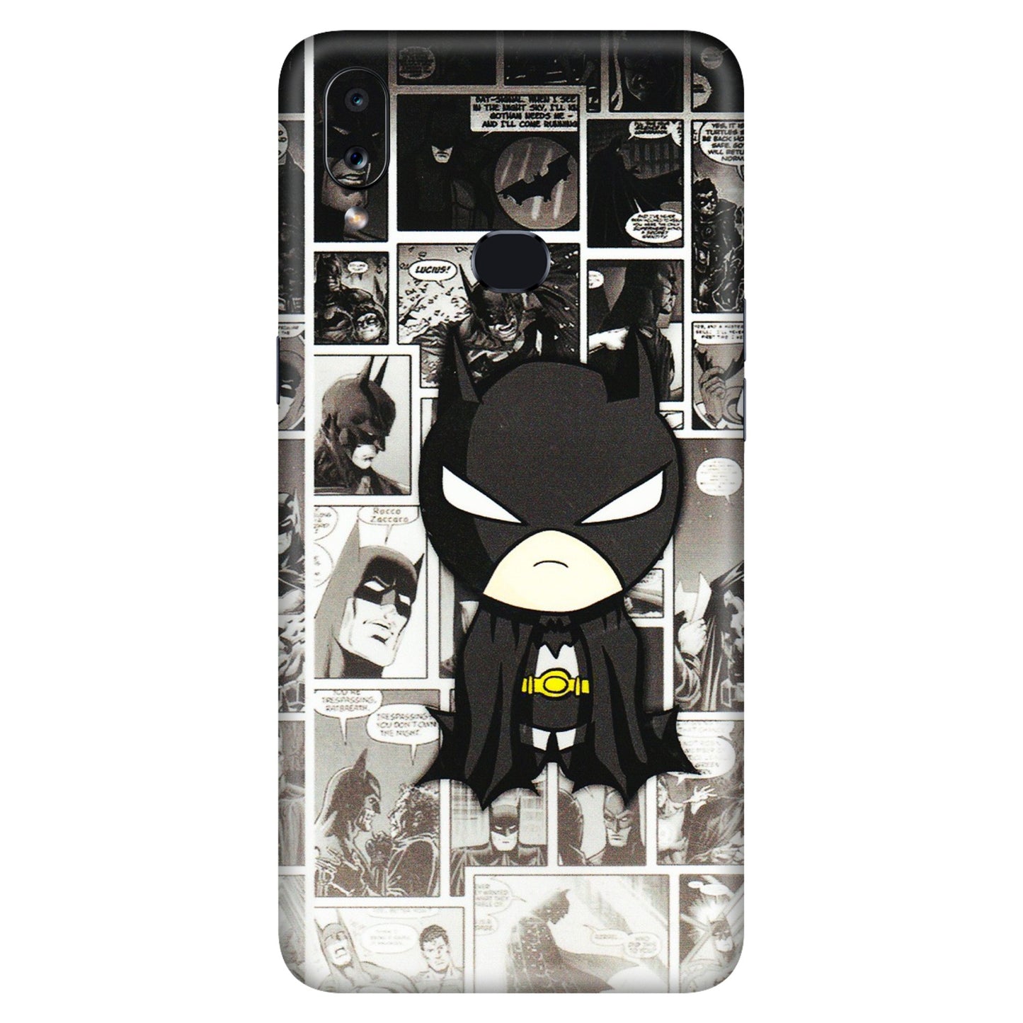 Samsung A/S Series Phone Skins (All Models) - Toon Batman - 3D Embossed Finish (L-182) Samsung Galaxy A10S