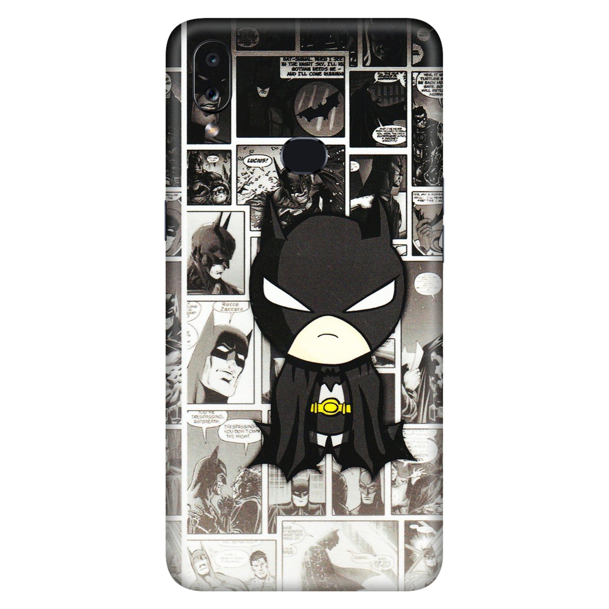 Samsung A/S Series Phone Skins (All Models) - Toon Batman - 3D Embossed Finish (L-182) Samsung Galaxy A10S
