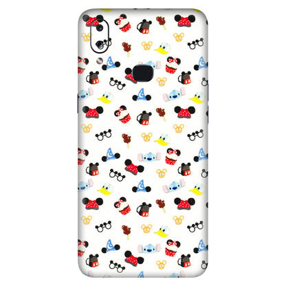 Samsung A/S Series Phone Skins (All Models) - Minnie Mouse & Donald Doodles s - 3D Embossed Finish (L-194) Samsung Galaxy A10S
