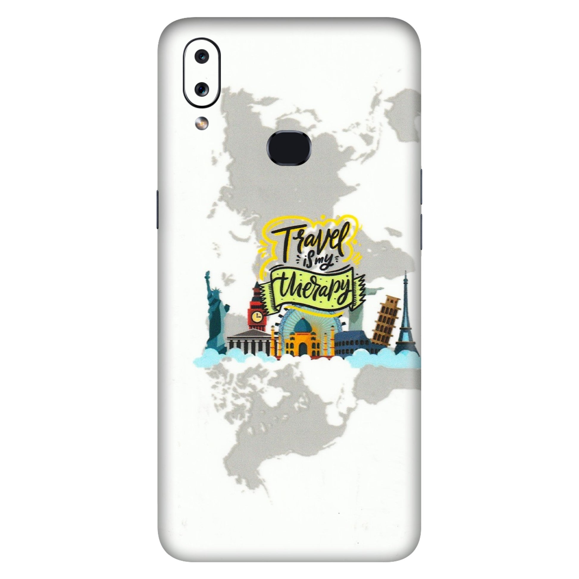Samsung A/S Series Phone Skins (All Models) - Travel Therapy - 3D Embossed Finish (L-199) Samsung Galaxy A10S
