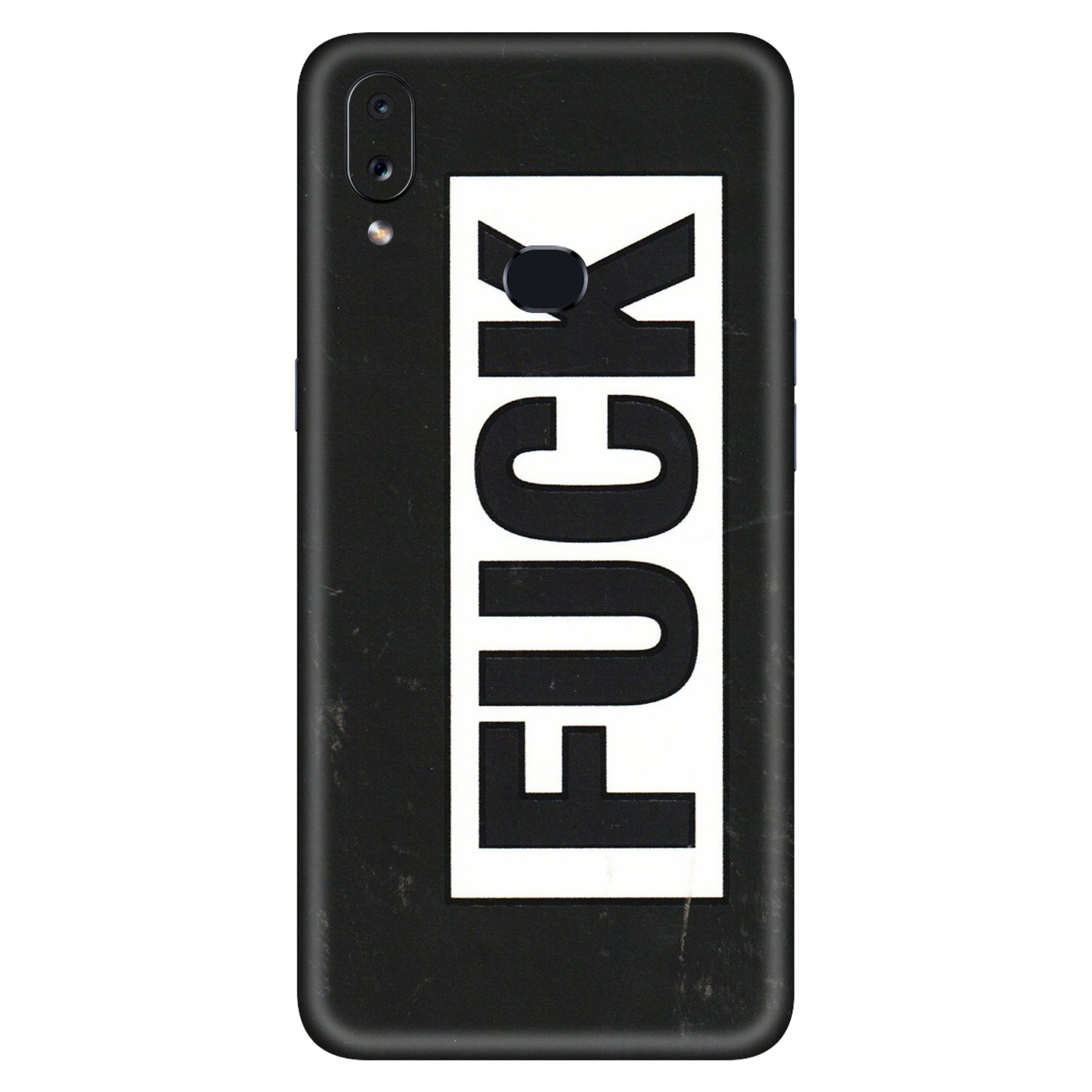 Samsung A/S Series Phone Skins (All Models) - The F Word - 3D Embossed Finish (L-255) Samsung Galaxy A10S