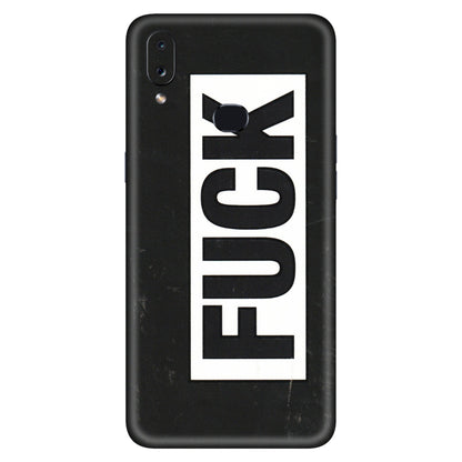 Samsung A/S Series Phone Skins (All Models) - The F Word - 3D Embossed Finish (L-255) Samsung Galaxy A10S