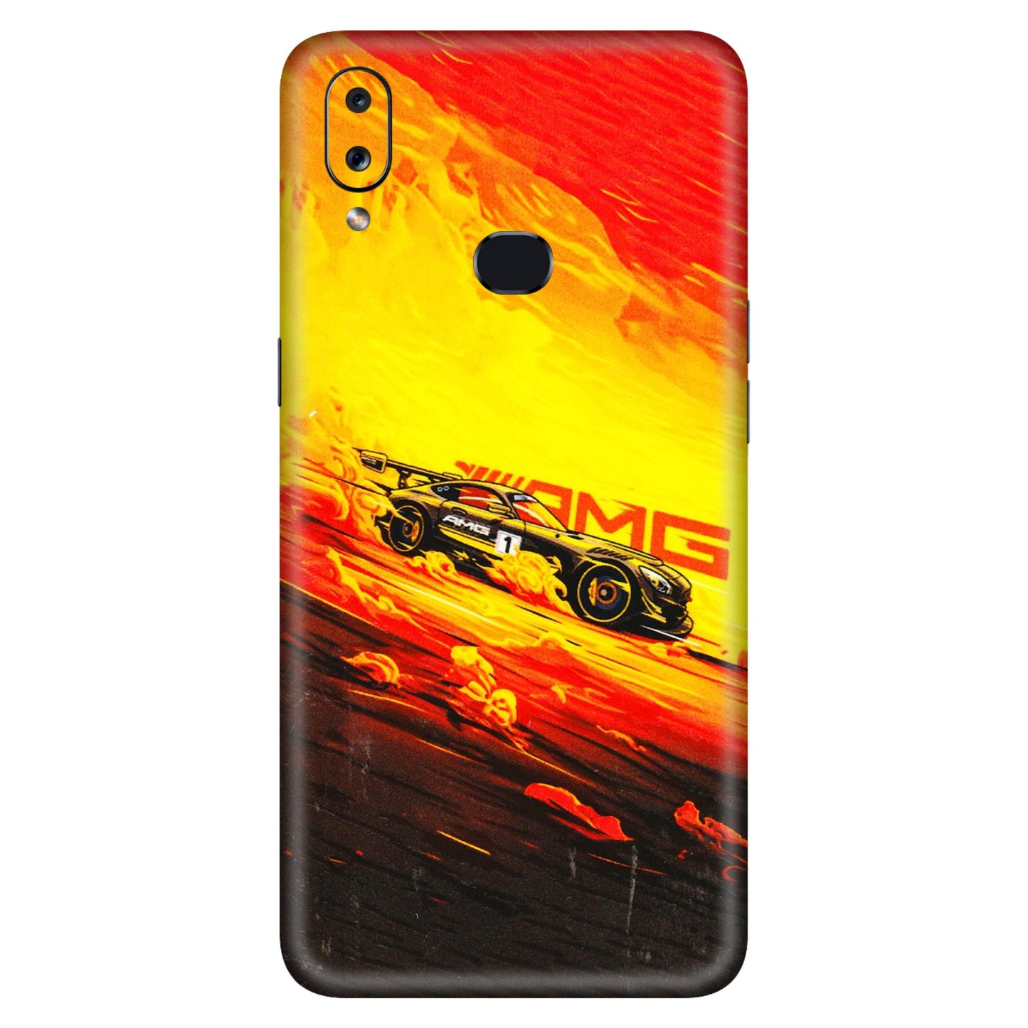 Samsung A/S Series Phone Skins (All Models) - AMG Car Speed Cover - 3D Embossed Finish (L-256) Samsung Galaxy A10S