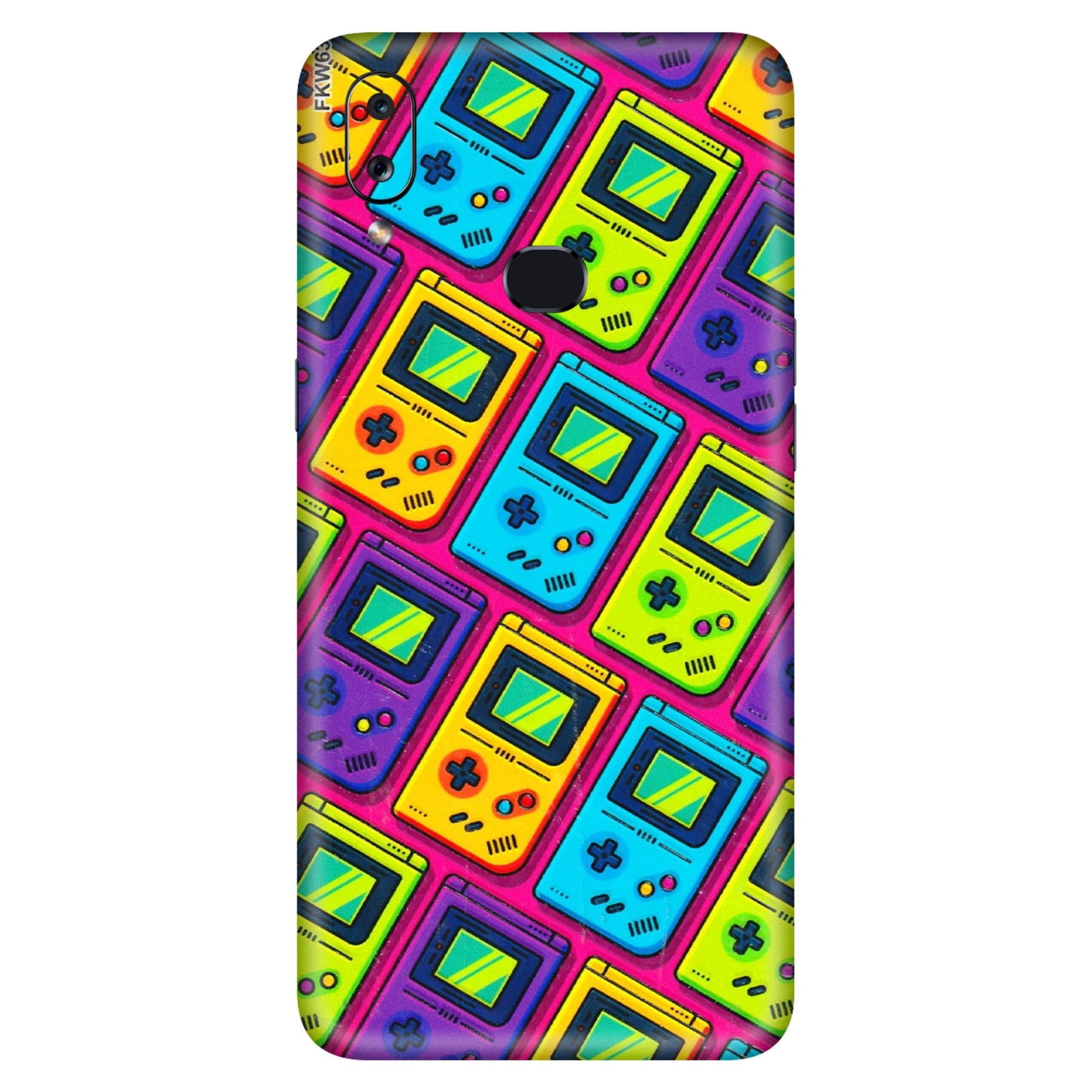 Samsung A/S Series Phone Skins (All Models) - Gameboy Colourful - 3D Embossed Finish (L-266) Samsung Galaxy A10S