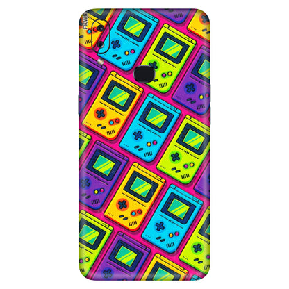 Samsung A/S Series Phone Skins (All Models) - Gameboy Colourful - 3D Embossed Finish (L-266) Samsung Galaxy A10S